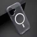 Color frame MagSafe providna maska sa silikonskim ivicama za iPhone 17 