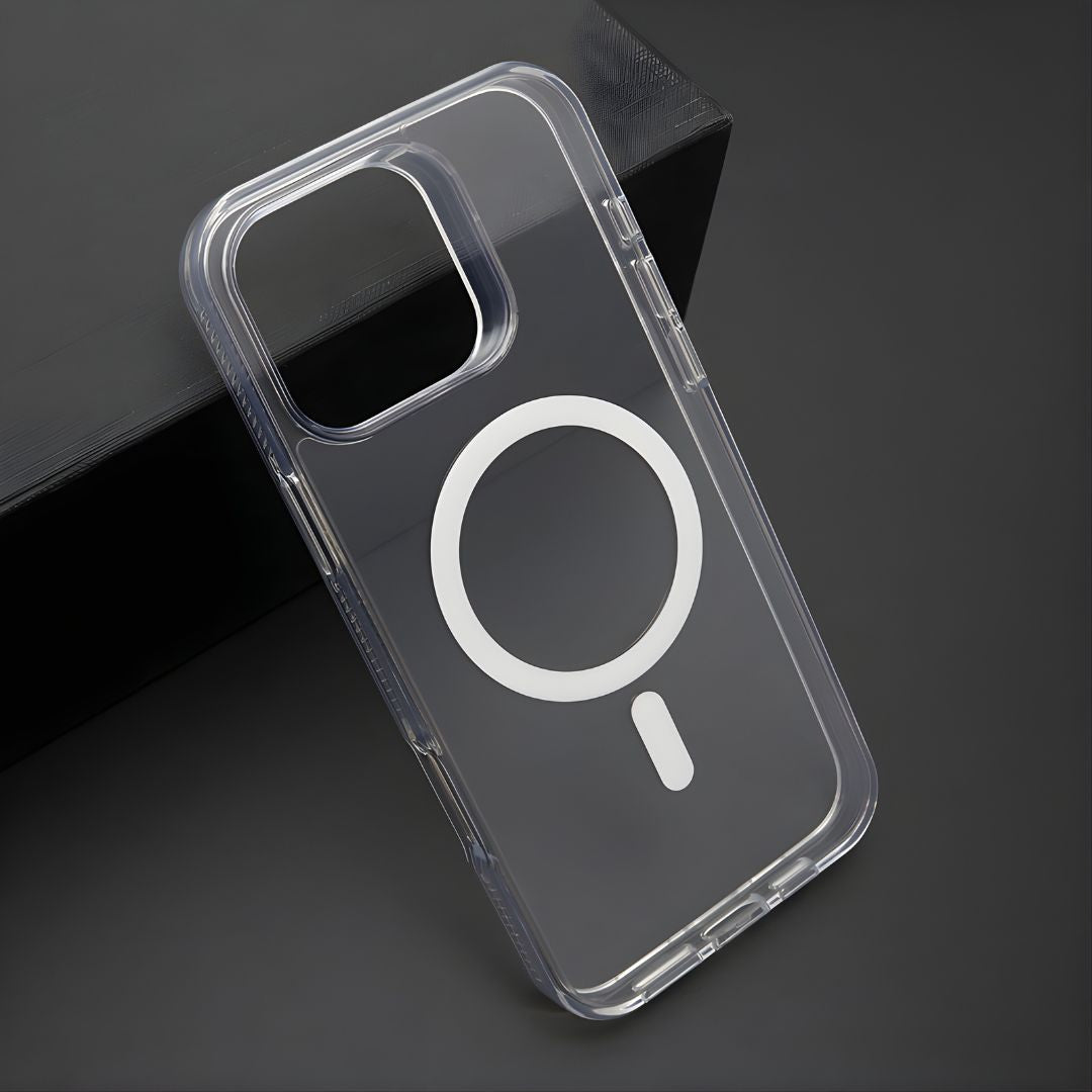 Color frame MagSafe providna zaštitna maska sa silikonskim ivicama za iPhone 16 Pro Max
