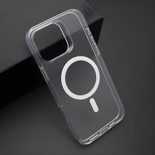 Color frame MagSafe providna zaštitna maska sa silikonskim ivicama za iPhone 16 Pro Max