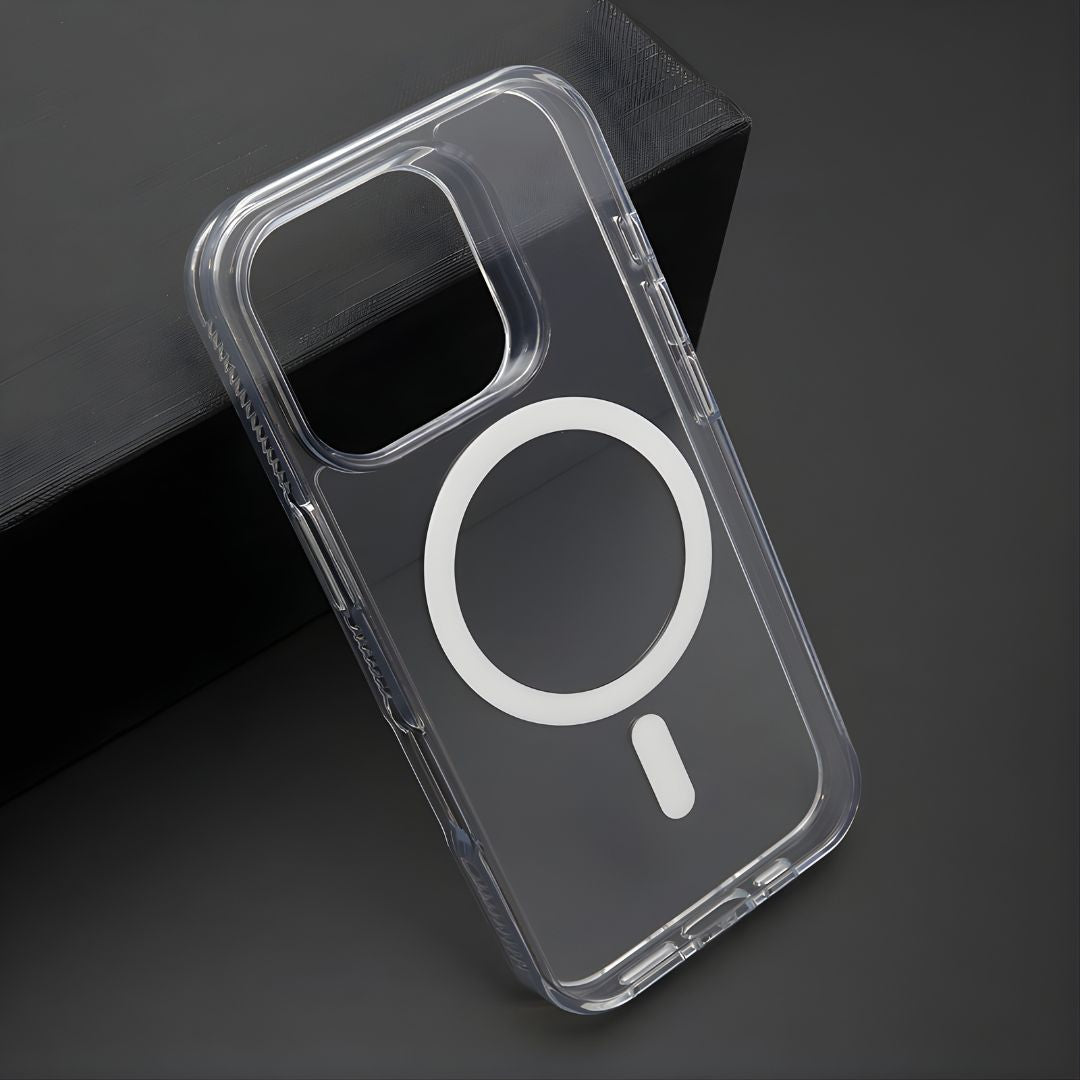 Color frame MagSafe providna zaštitna maska sa silikonskim ivicama za iPhone 16 Pro
