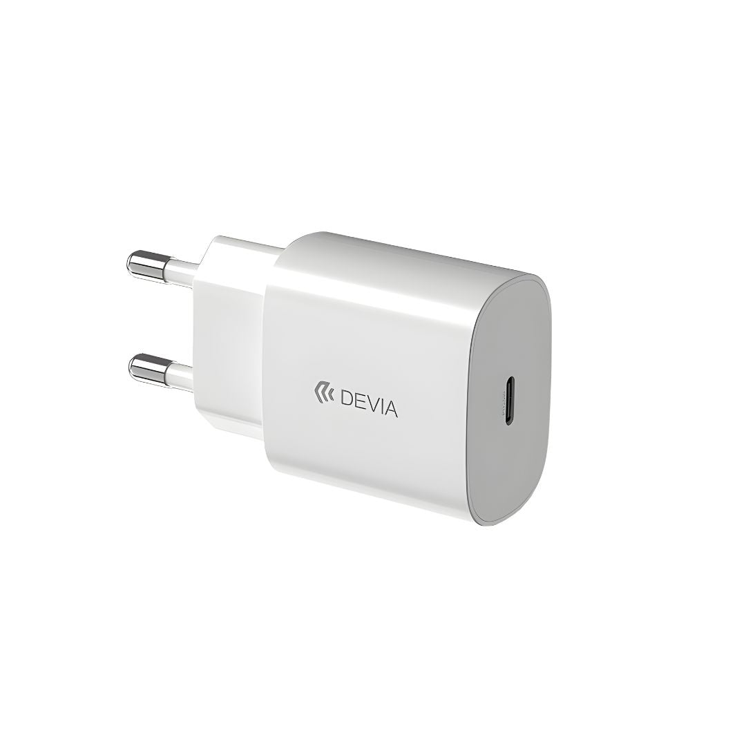 Devia RLC-383 Smart Series 25W PD brzi zidni adapter bele boje, Type-C ulaz.