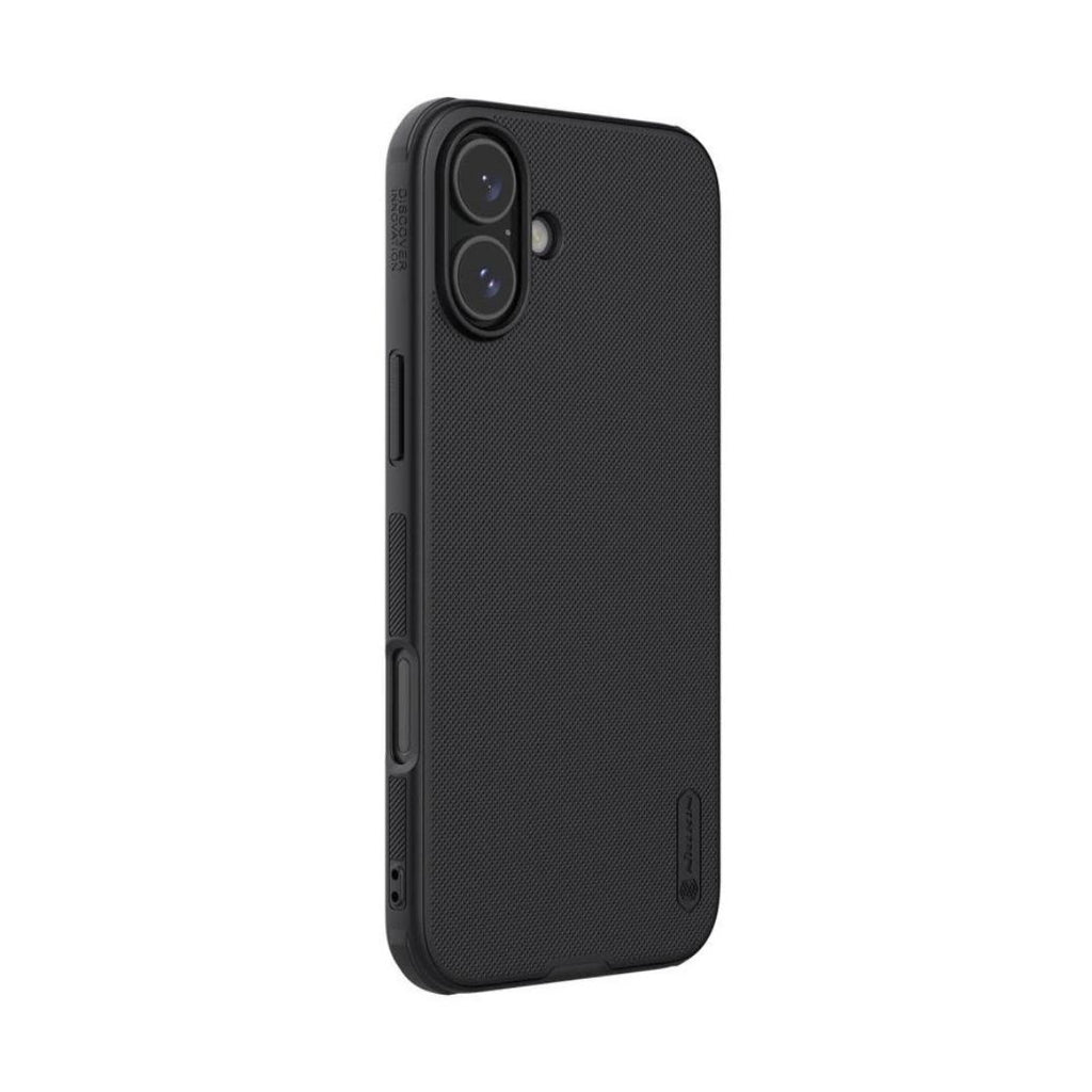 Detalj hrapave Frosted teksture Nillkin maske za iPhone 16 koja sprečava klizanje