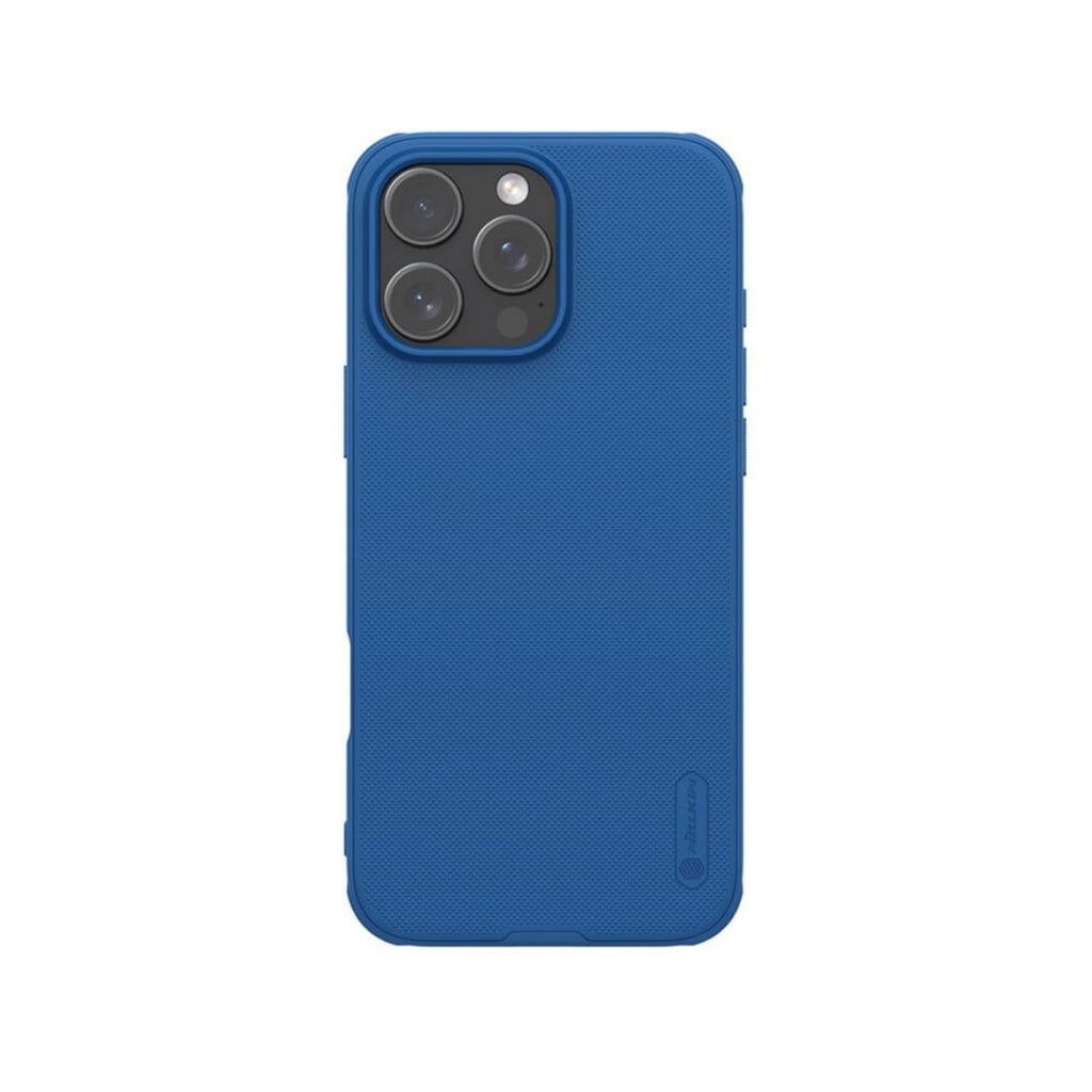 Plava Nillkin Super Frosted Shield Pro maska za iPhone 16 Pro - prednja strana