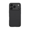 Nillkin Super Frosted Shield Pro zaštitna maska za iPhone 17 Pro Max u crnoj boji, hrapava tekstura.