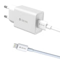 Kućni punjač Devia PD 20 W, set sa kablom C-lightning