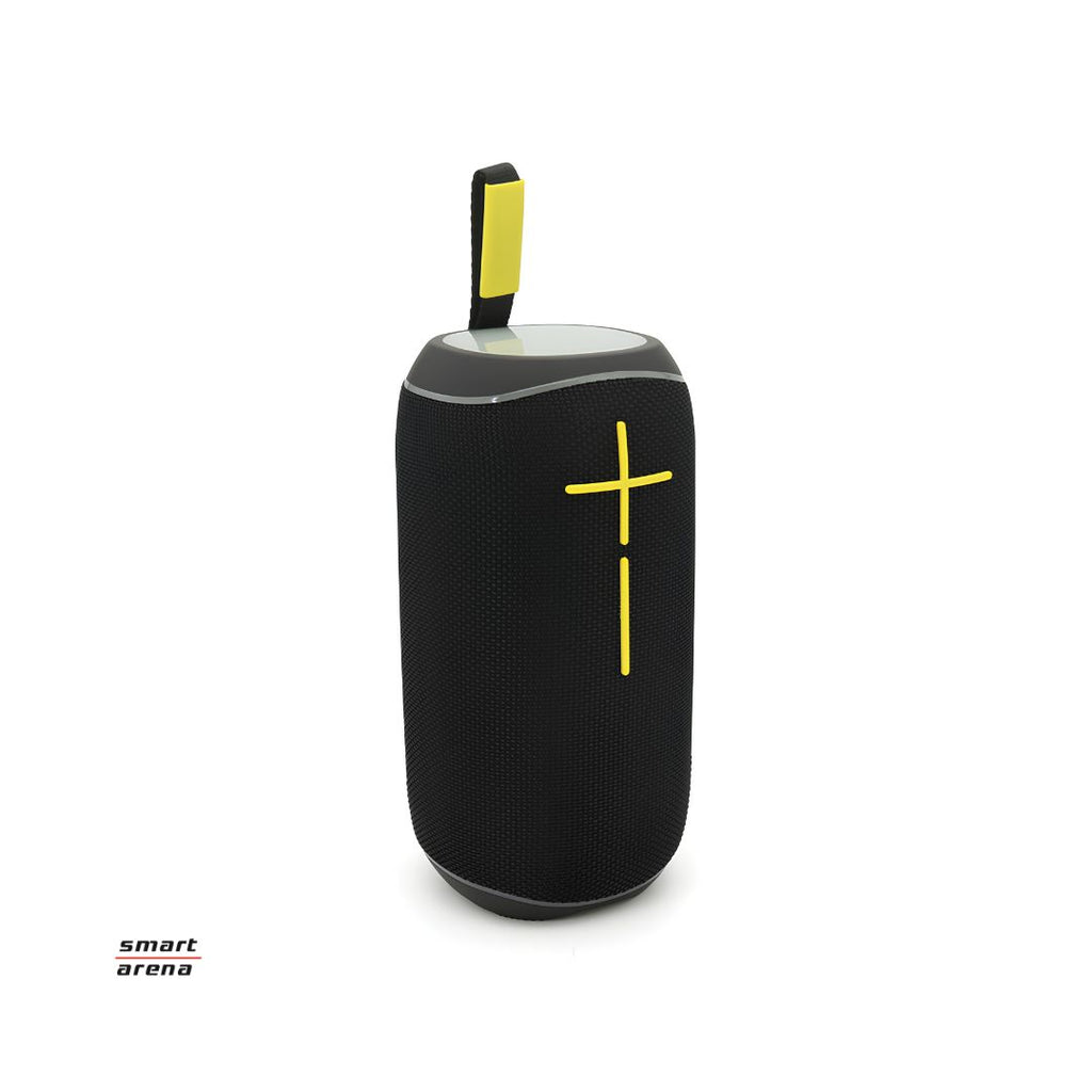 Crni RS P35 PRO prenosivi Bluetooth zvučnik od 30W sa RGB osvetljenjem.