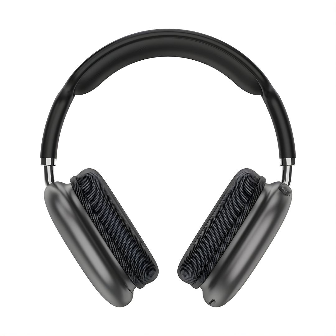 Superior Pods Max bežične Bluetooth slušalice u mat crnoj boji, elegantan dizajn sa Ø40mm drajverima.