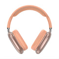 Superior Pods Max bežične Bluetooth slušalice u jarkoj narandžastoj boji, moderan dizajn sa slotom za TF karticu.