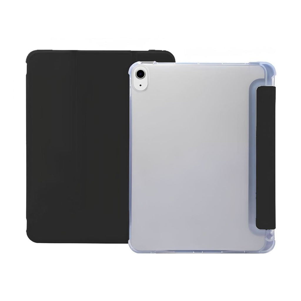 Crna preklopna Trifold maska za iPad Air 11 inča M2 M3 sa ležištem za olovku.