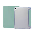 Tamnozelena preklopna Trifold maska za iPad Air 11 inča M2 M3 sa ležištem za olovku.