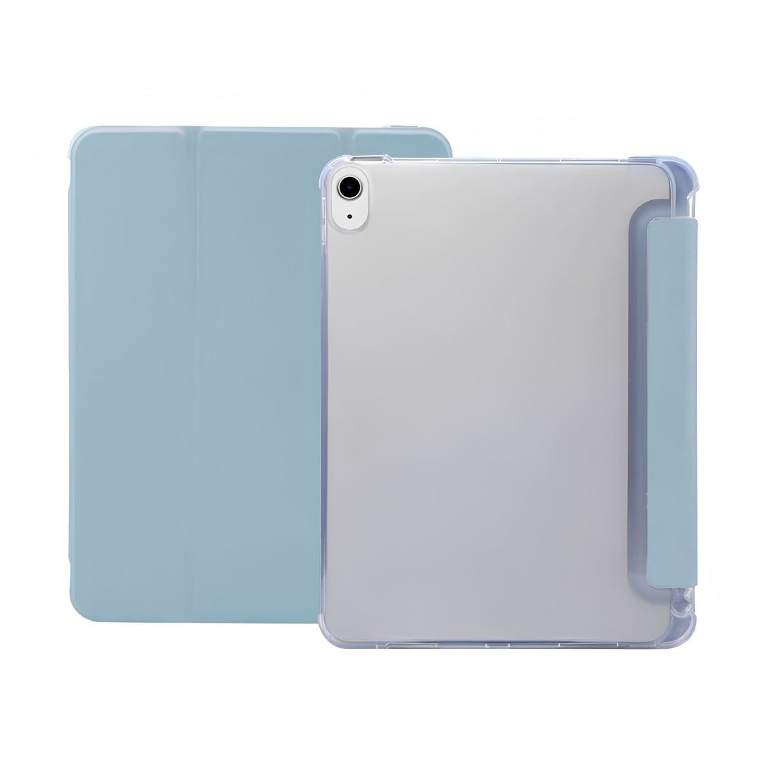 Nebesko plava preklopna Trifold maska za iPad Air 11 inča M2 M3 sa ležištem za Apple Pencil.