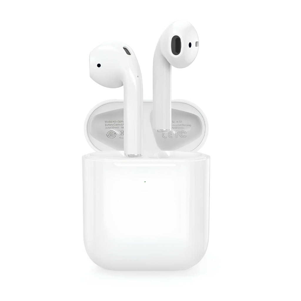XO-Q2Pods bežične bluetooth slušalice druge generacije u beloj boji sa kutijom za punjenje